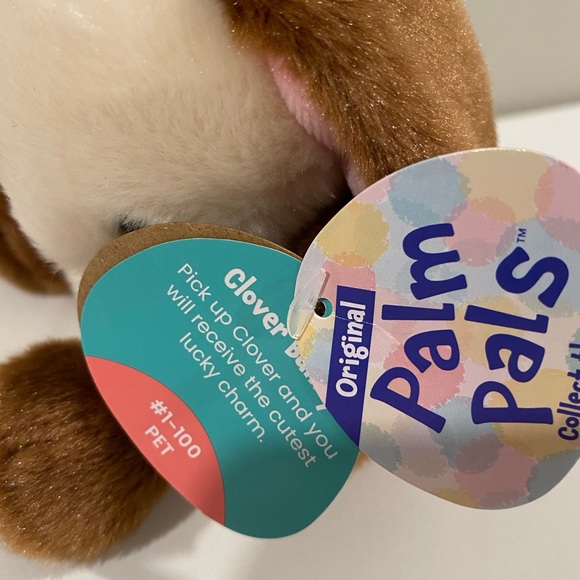 Palm Pals Clover the Bunny 4-5” NWT - Picture 3 of 3